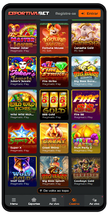 esportiva bet app casino