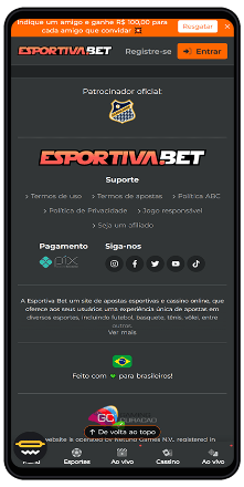 esportiva bet metodos de pagamento